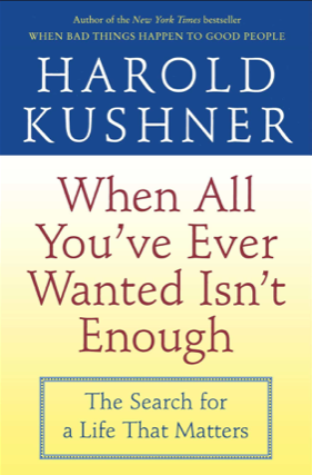 Milt Rosenberg interviews Rabbi Harold Kushner on Living A Life That Matters